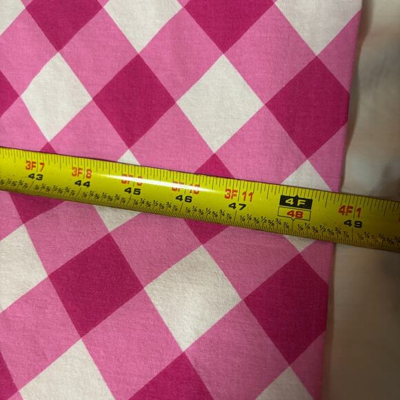 Lief! Girls' Pink Gingham Reversable Twin Duvet‎ Cover - Picture 6 of 9